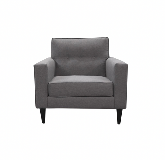 Lloyd Chair – Grey Linen Weave