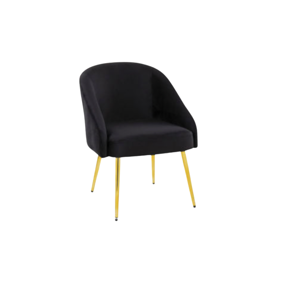Jillian Velvet Accent Chair