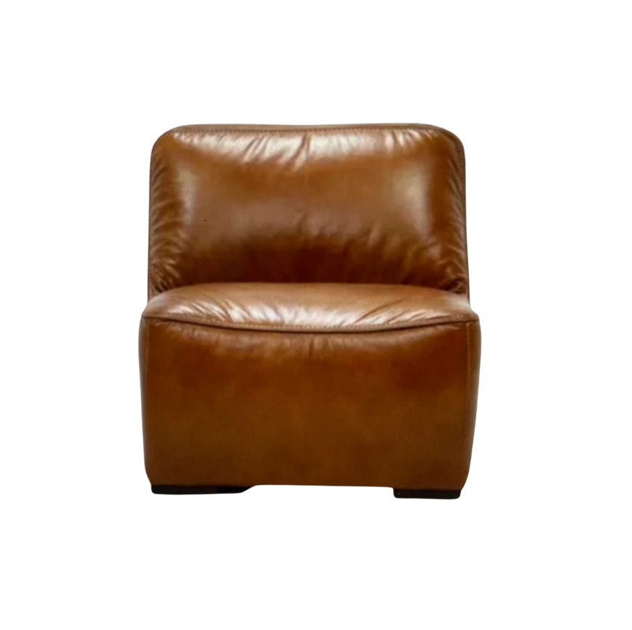 Falcon – Armless Leather Chair