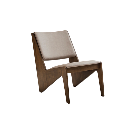 Roy Walnut Mid Century Chair