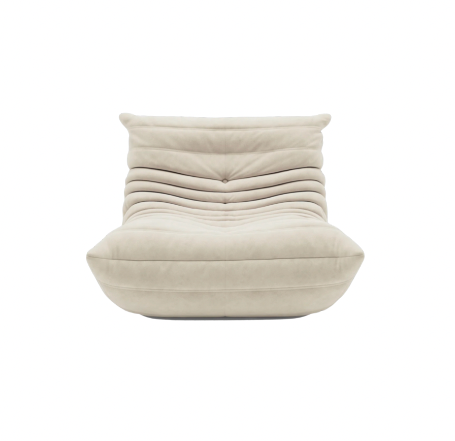 Liam Suede Lounger – Beige