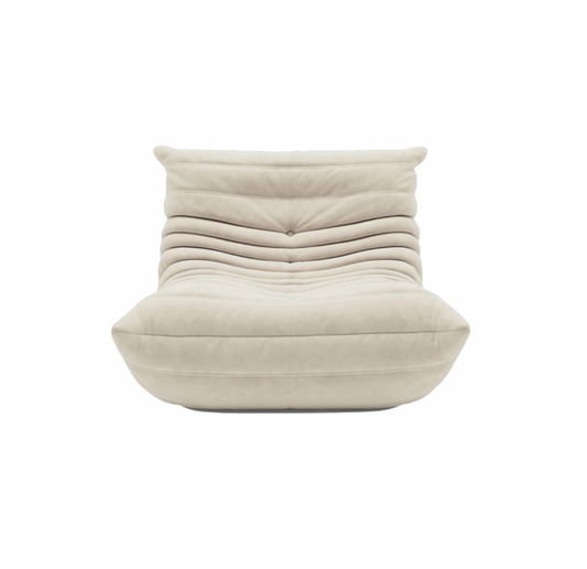 Liam Suede Lounger – Beige