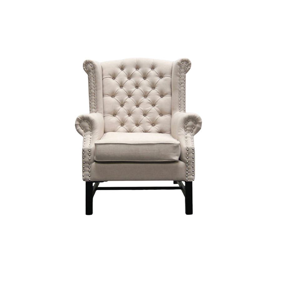 Elizabeth Chair – Beige Linen