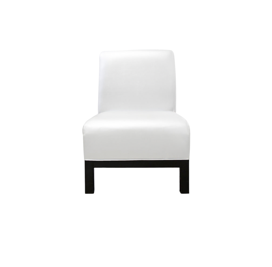 Jax Chair – White Leather