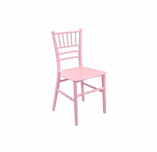 Children's Pink Resin Chiavari Chair