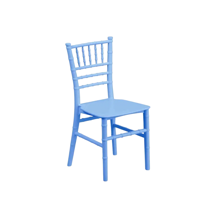 Children's Blue Resin Chiavari Chair