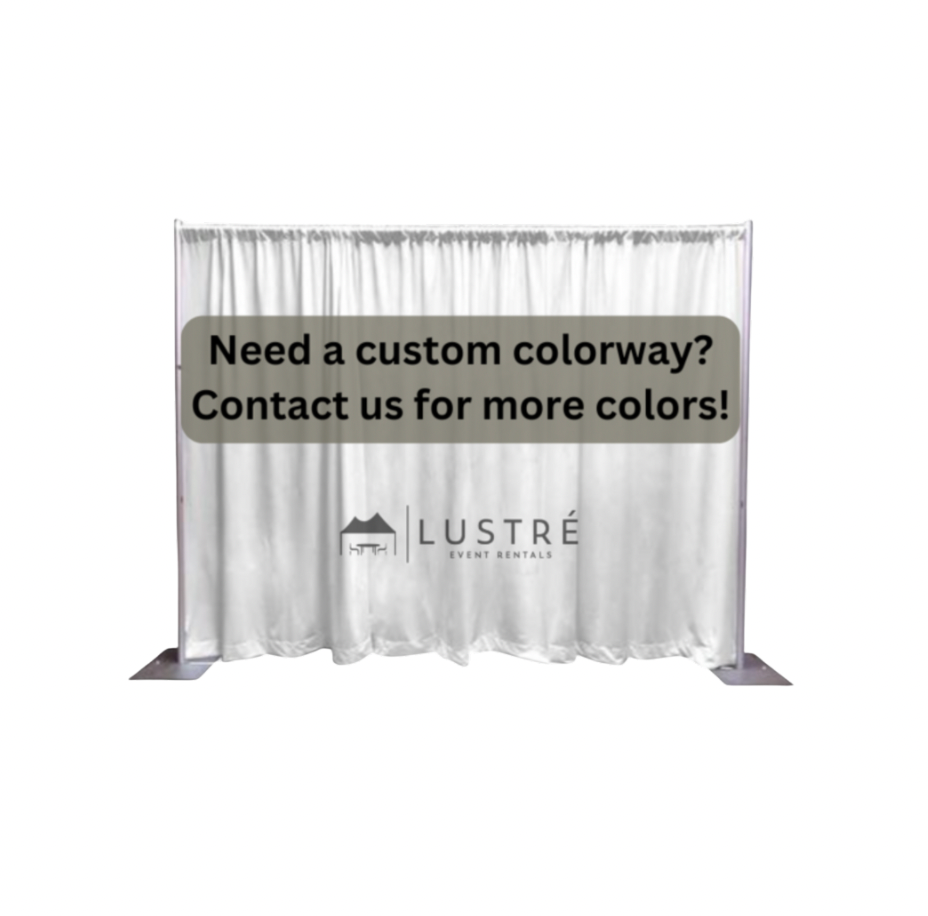 Custom Color - Pipe and Drape [Per Linear Foot]