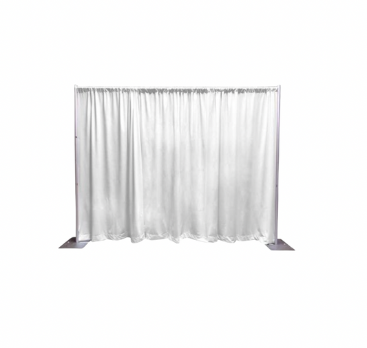20ft. High White Pipe and Drape - Per Linear Foot