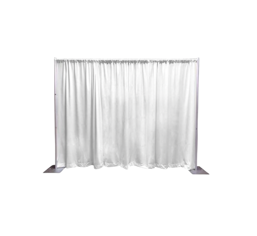 16ft. High White Pipe and Drape - Per Linear Foot