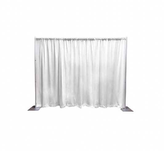 16ft. High White Pipe and Drape - Per Linear Foot