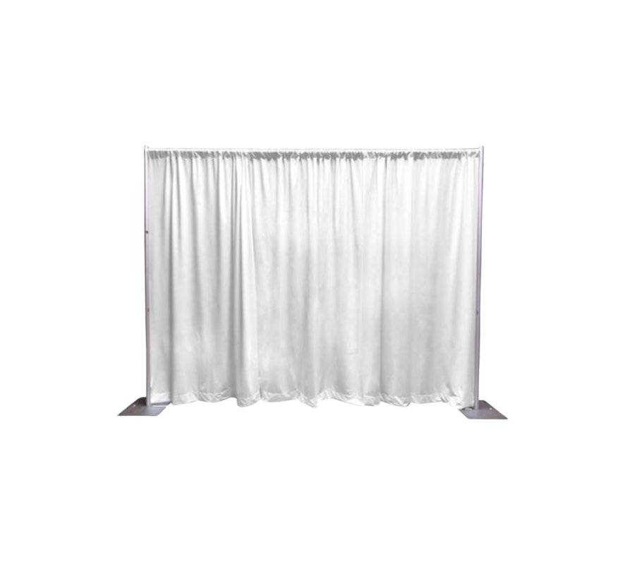 14ft. High White Pipe and Drape - Per Linear Foot