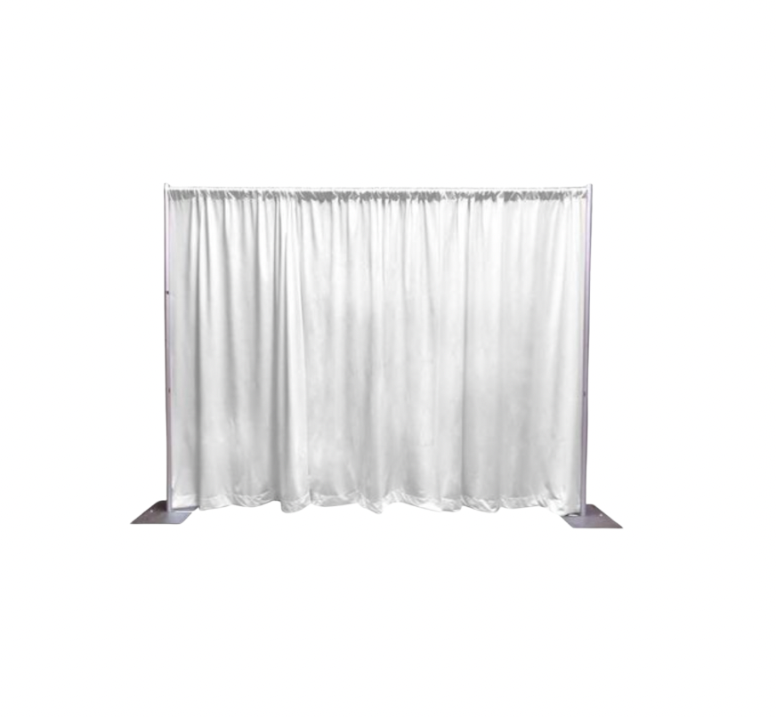 12ft. High White Pipe and Drape - Per Linear Foot