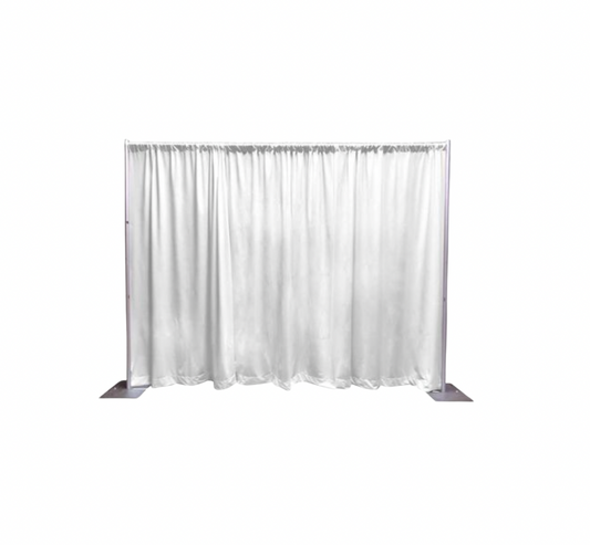 12ft. High White Pipe and Drape - Per Linear Foot
