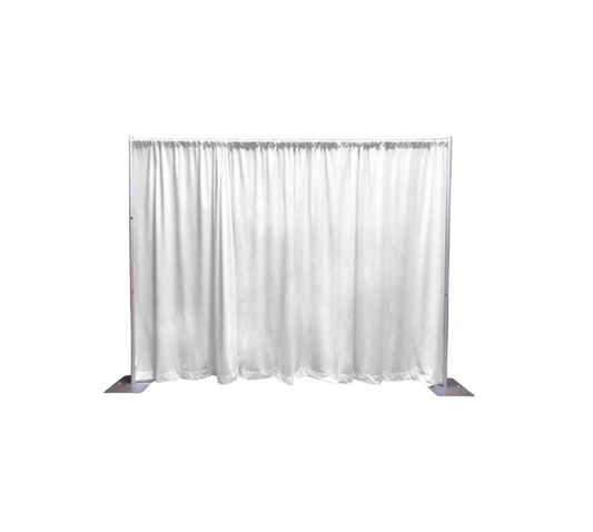 10ft. High White Pipe and Drape - Per Linear Foot