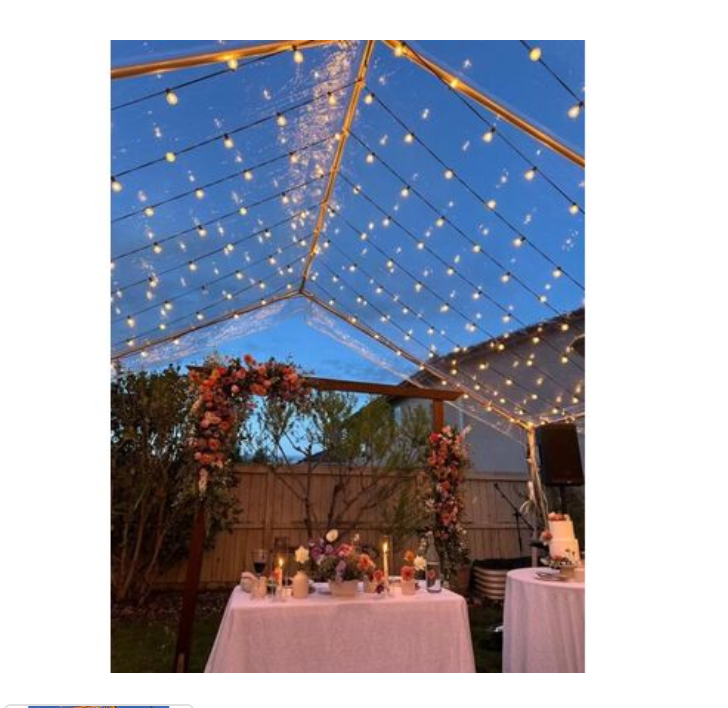 99c. 20'x40' - Clear Tent / Canopy