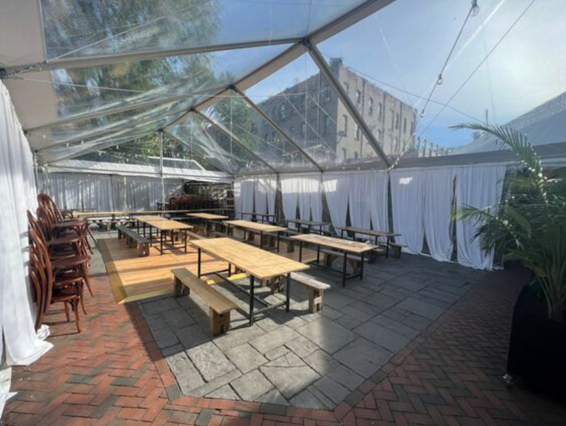 30'x90' Clear Premium Frame Tent / Canopy