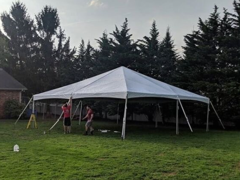 30'x30' White Premium Frame Tent / Canopy [JT LITE PREMIUM]
