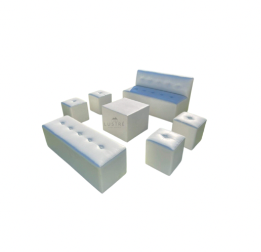 White Oasis Lounge Set