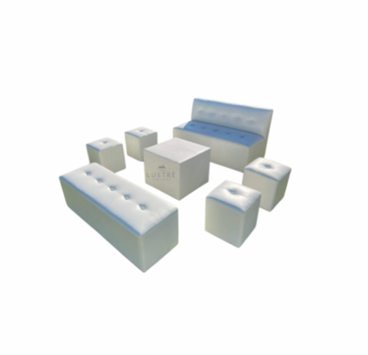 White Oasis Lounge Set