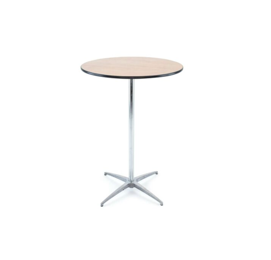 36" Wide - Standing Cocktail Table (42" Tall)