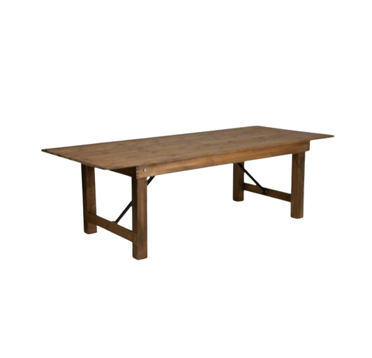 Pine Farm Table - 8' x 40", Rustic Table