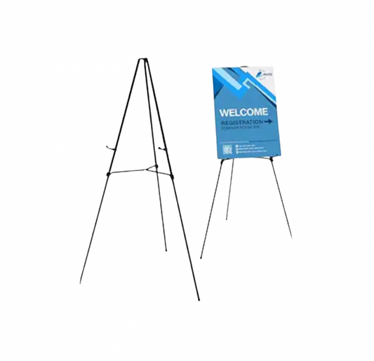 70" Portable Black Easel Stand for Displays