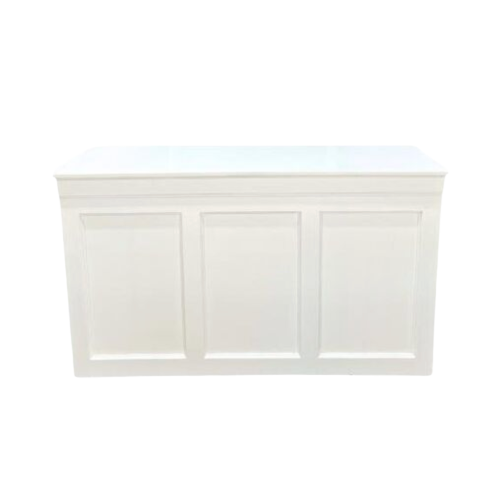8ft White Empire Bar