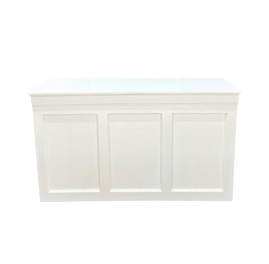 8ft White Empire Bar