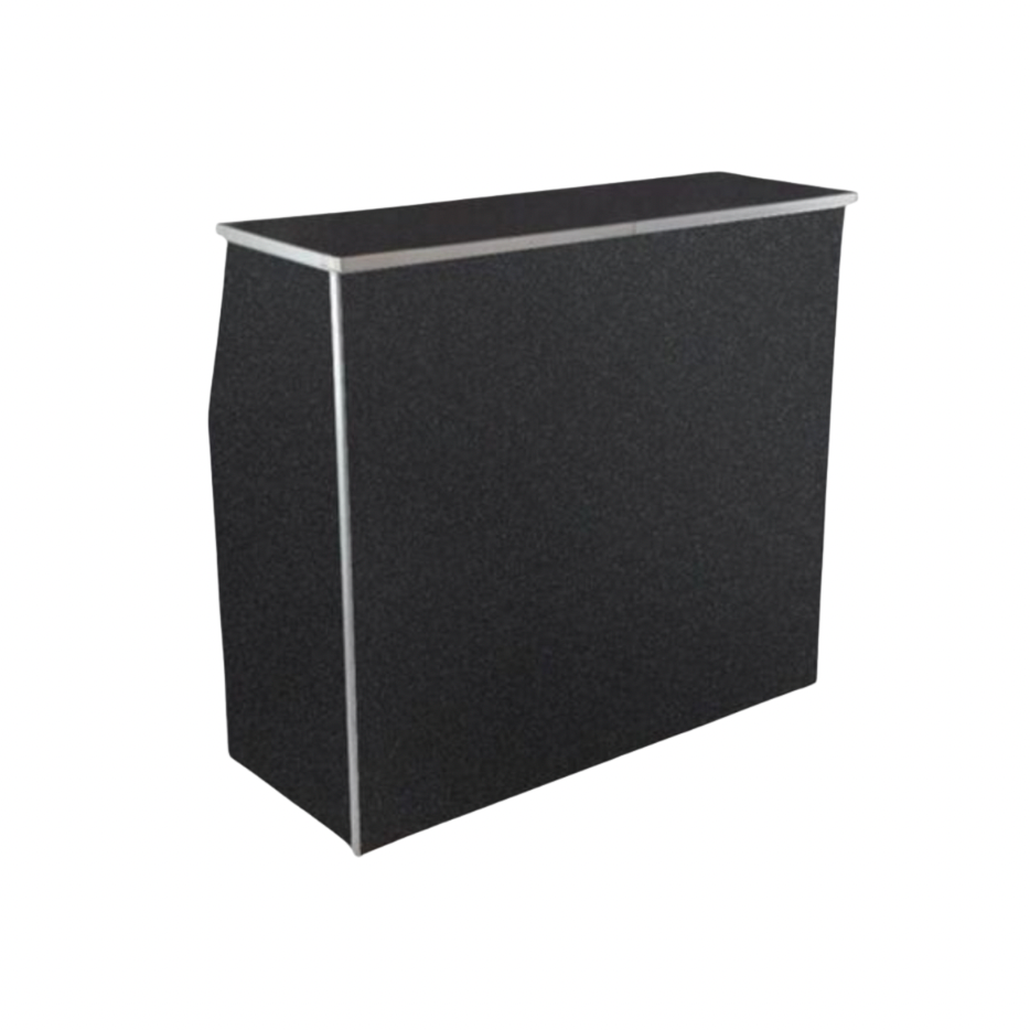 4ft Portable Bar - Black