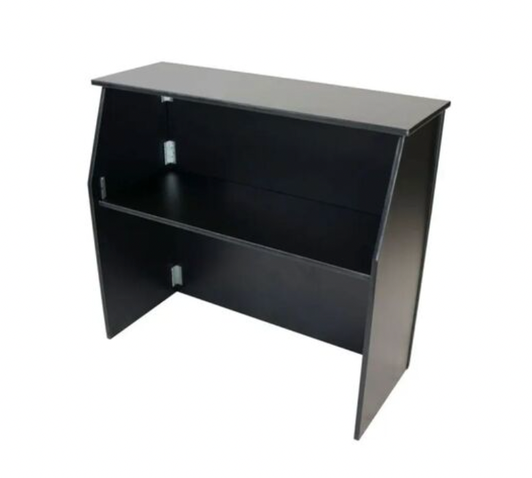 4ft Portable Bar - Black