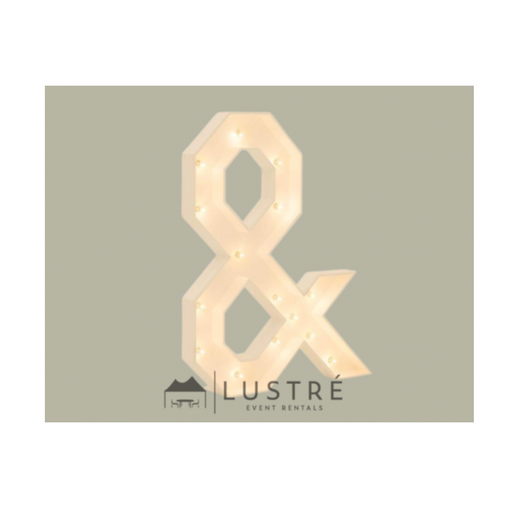 Marquee Symbols - " & " 4 Ft. High