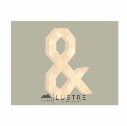 Marquee Symbols - " & " 4 Ft. High