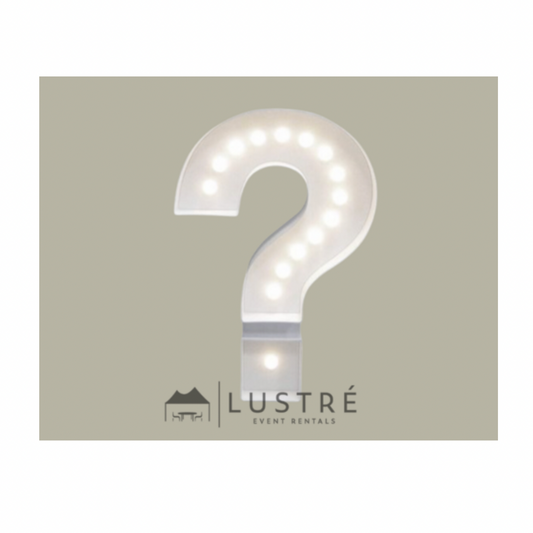 Marquee Symbols - " ? " 4 Ft. High