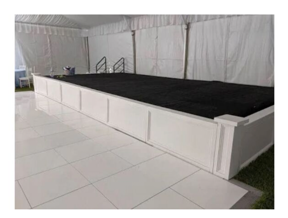 White Stage Facade