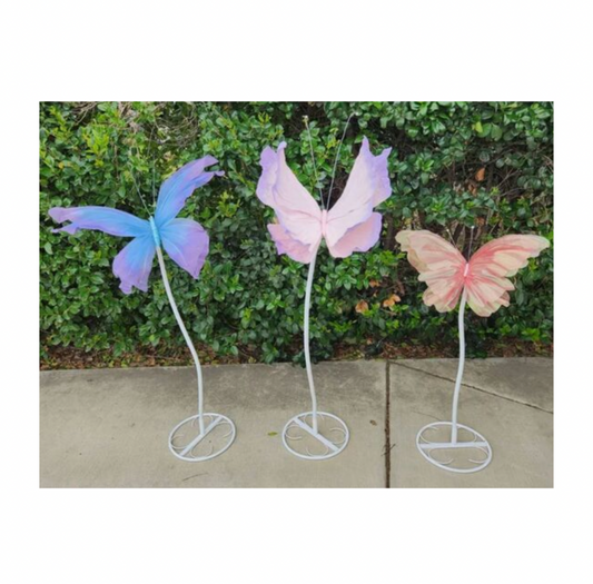 Organza & Crepe Butterflies - Elegant Props