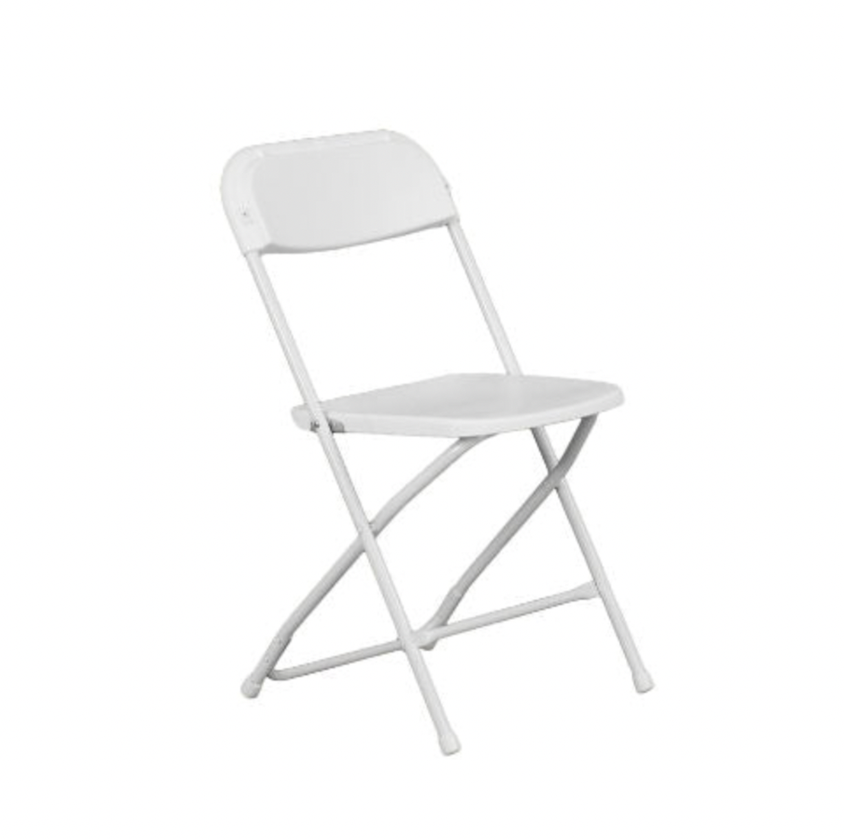 White Plastic Folding Chair