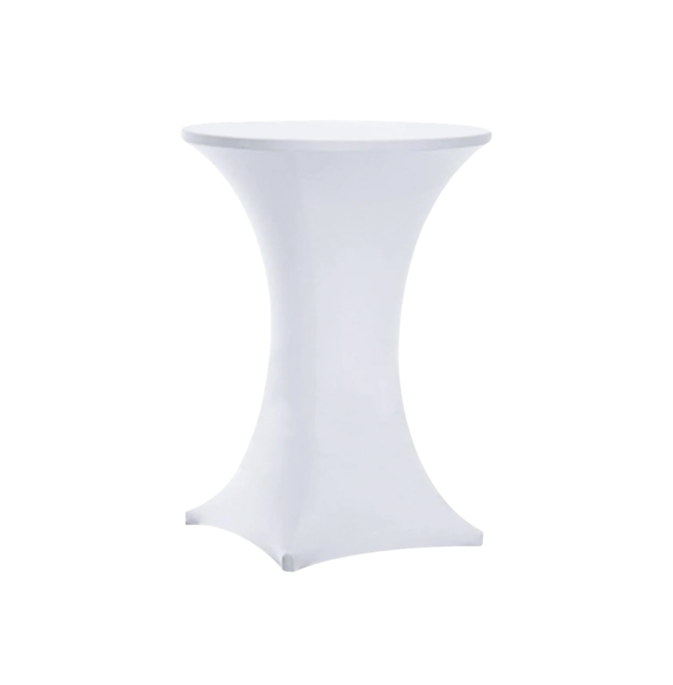 White or Black Cocktail Table Cover