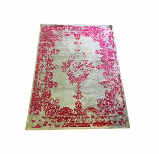 Lebowski Area Rugs - Pink/Gray Patterned