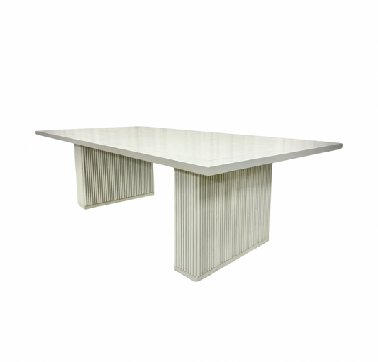 White Ripple Dining Table