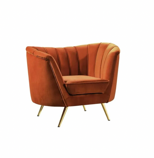 Amber Velvet Accent Chair