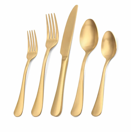 Gold Flatware