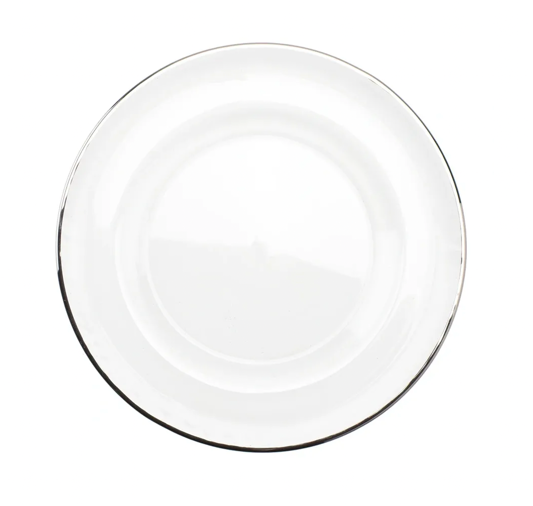 Silver Rim Charger