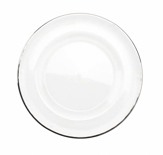 Silver Rim Charger