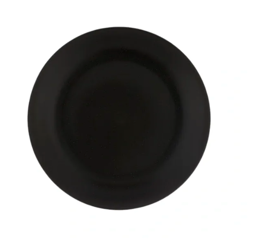 Black Dinner Plate