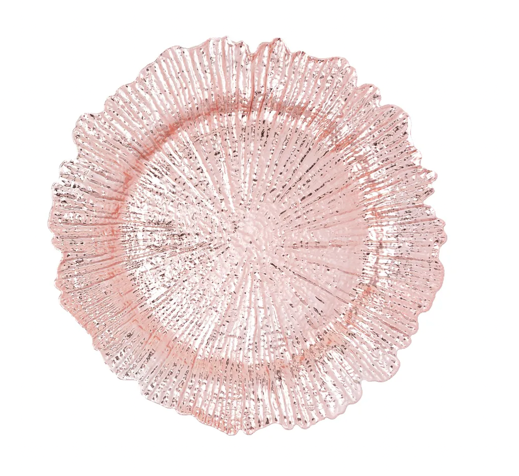 Pink Leaf Plate