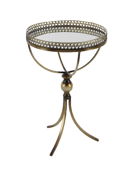 Vintage Mirrored Side Tables