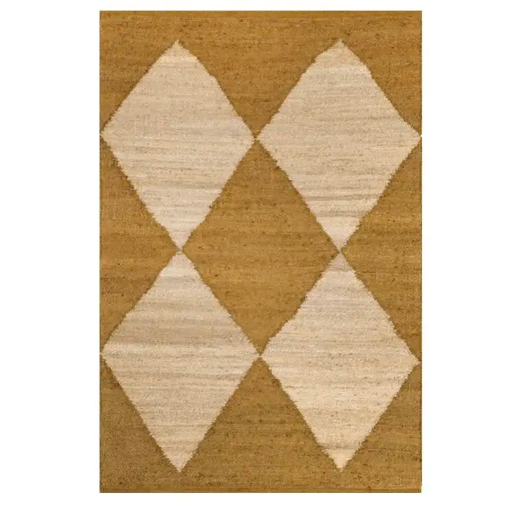 Diamond Rug - Mustard
