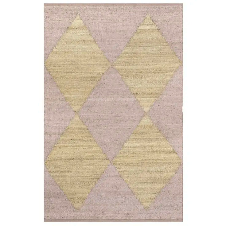 Diamond Rug - Rose