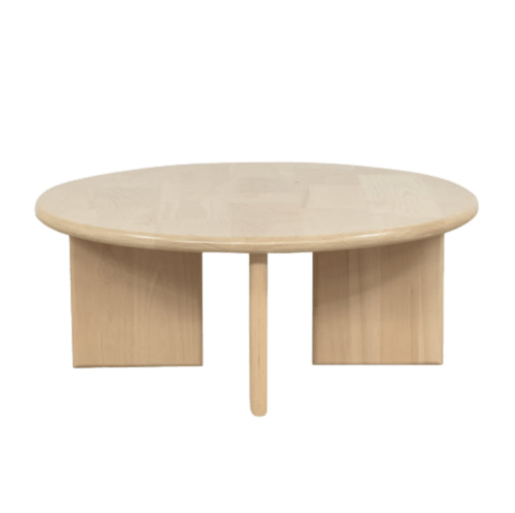 Round Wood Coffee Table