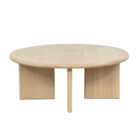 Round Wood Coffee Table